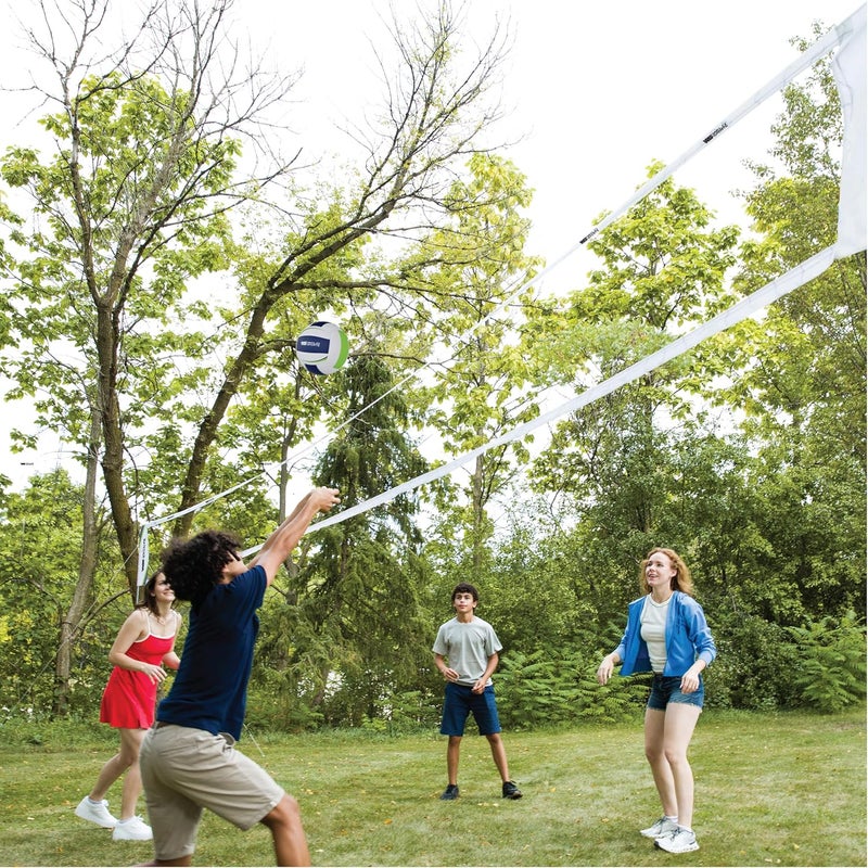 Wild Sports Easy Setup Volleyball-Cane Pole - Complete and Durable Volleyball Set with 30 Ft Net, Volleyball, and Pump - Image 5